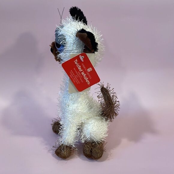 American Greetings 8.5" Carlton Cards Kitty Cat Poseable Twisted Whiskers Plush - Picture 2 of 7